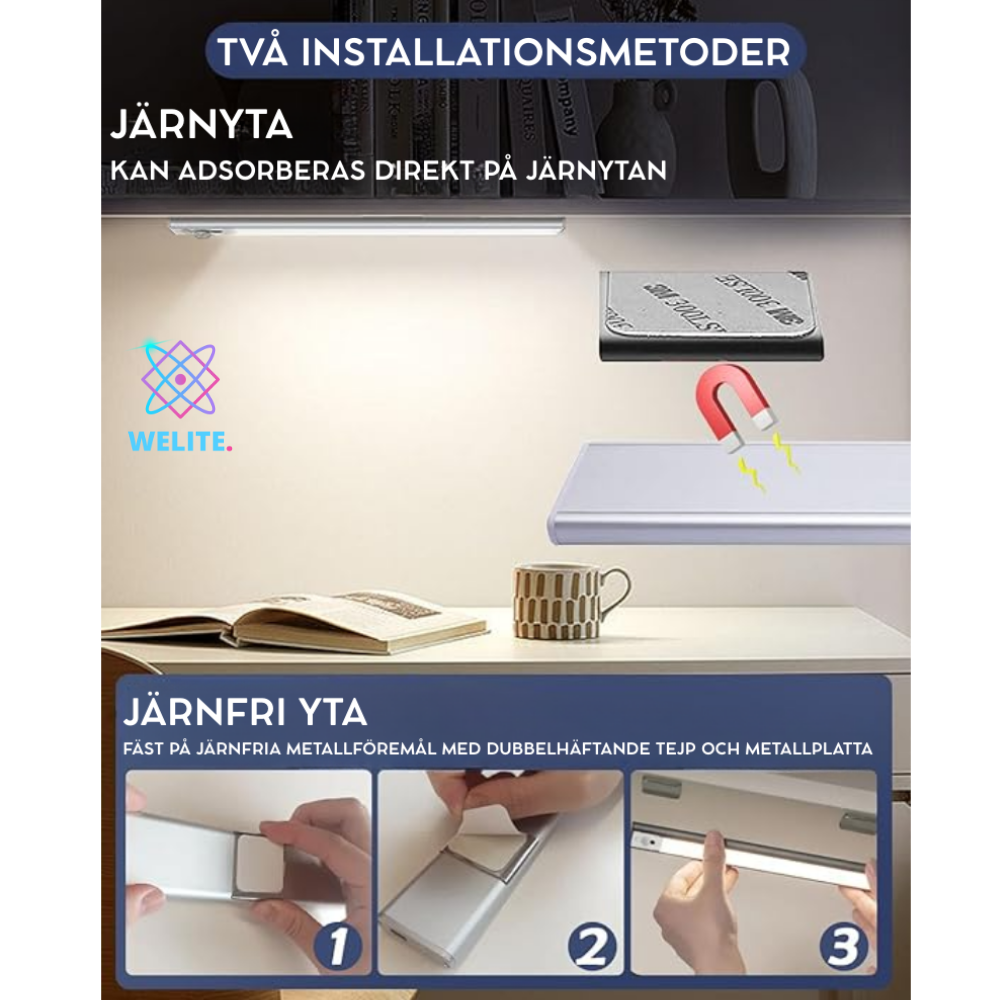 Aura - Smart LED-lampa med rörelsesensor