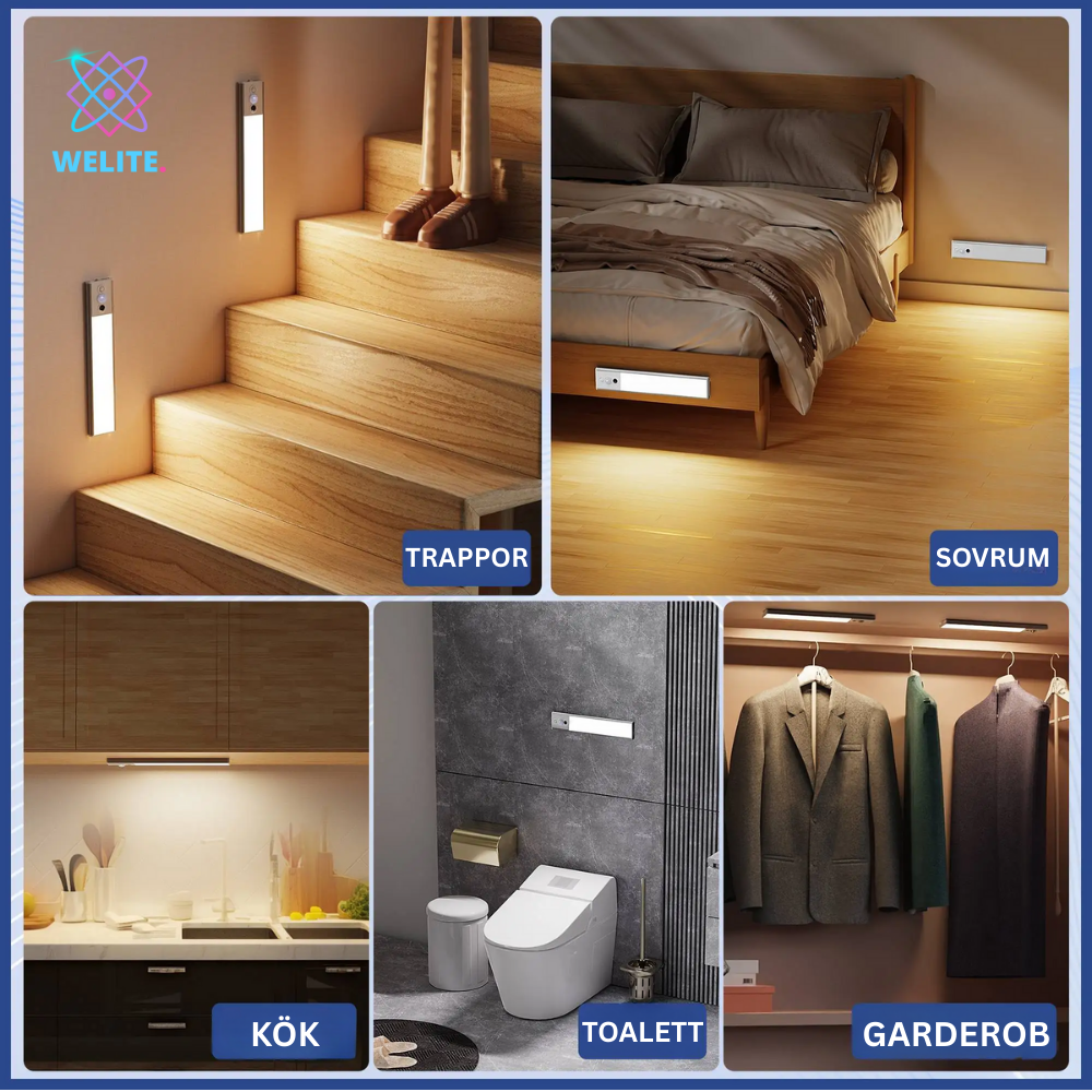 Aura - Smart LED-lampa med rörelsesensor